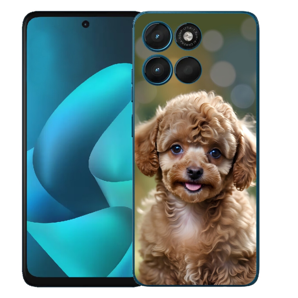 Gélový obal mmCase pre Motorola Moto G57 Power – roztomilý pudel