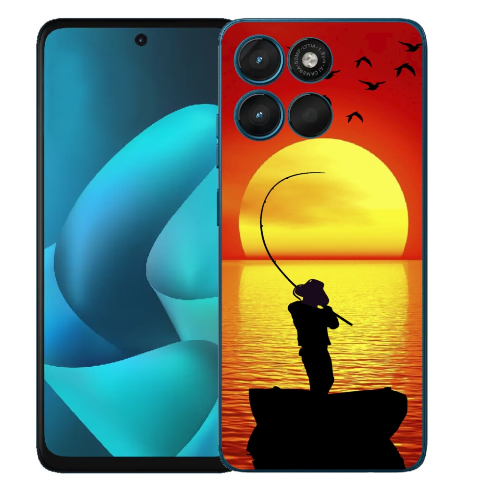 Gélový obal mmCase pre Motorola Moto G57 Power – rybárčenie