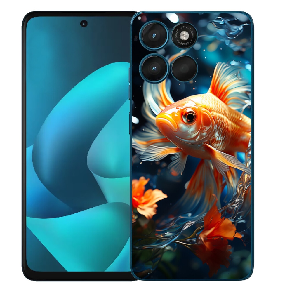 Gélový obal mmCase na Motorola Moto G57 Power – rybka