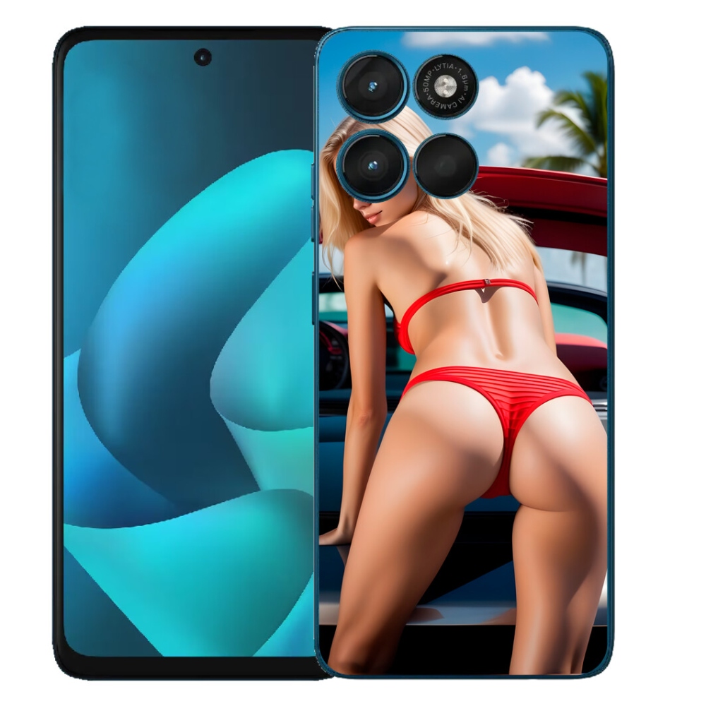 Gélový obal mmCase pre Motorola Moto G57 Power – sexy žena 2