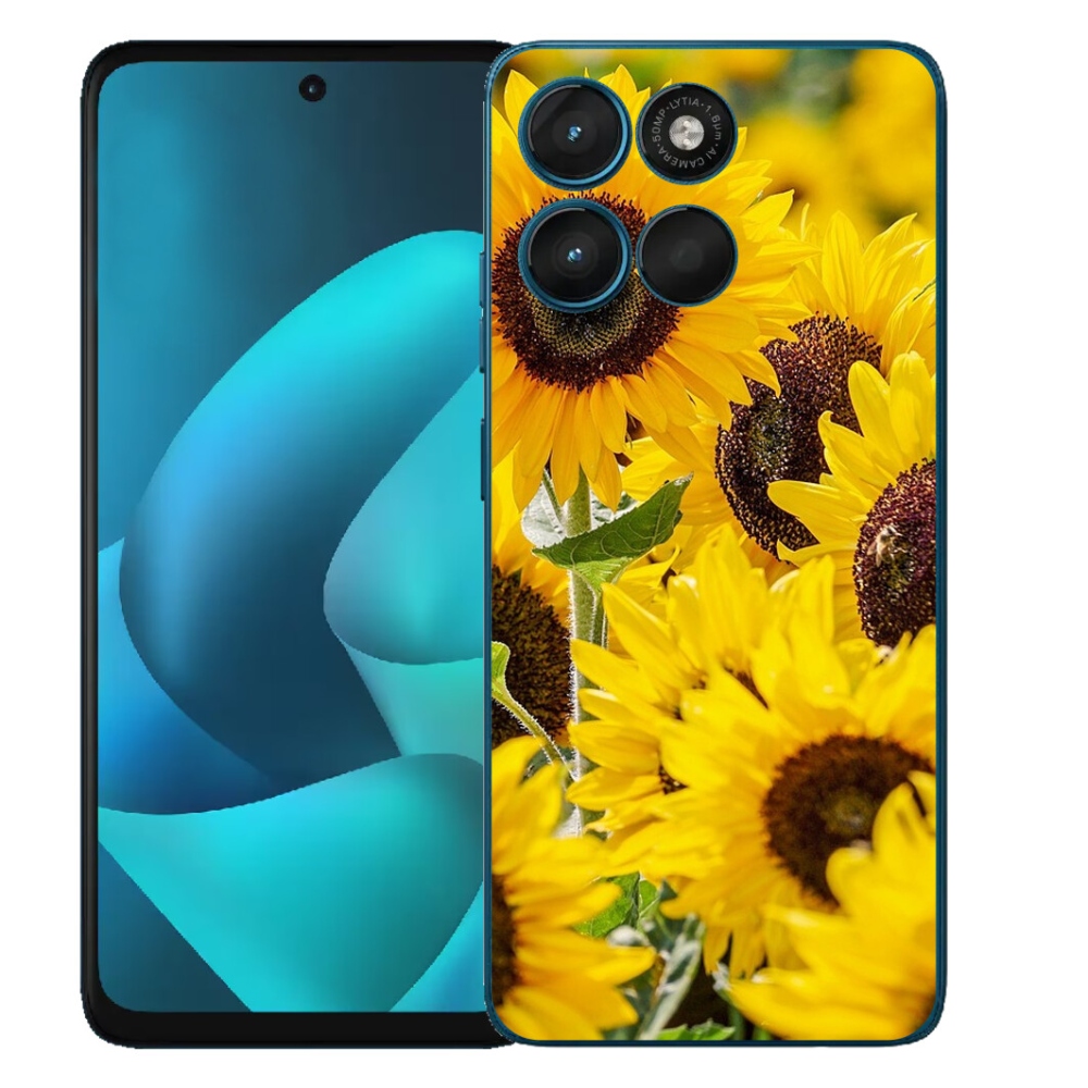 Gélový obal mmCase pre Motorola Moto G57 Power – slnečnica