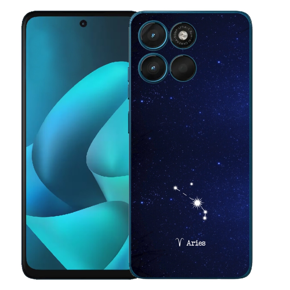 Gélový obal mmCase pre Motorola Moto G57 Power – súhvezdie Barana