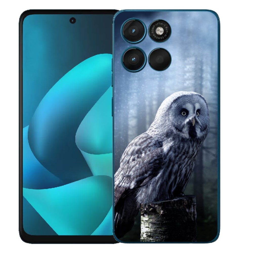 Gélový obal mmCase pre Motorola Moto G57 Power – sova