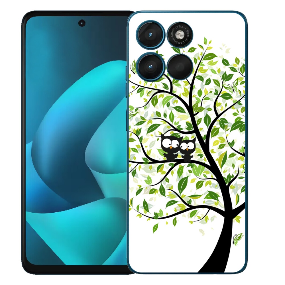 Gélový obal mmCase pre Motorola Moto G57 Power – sovy na strome