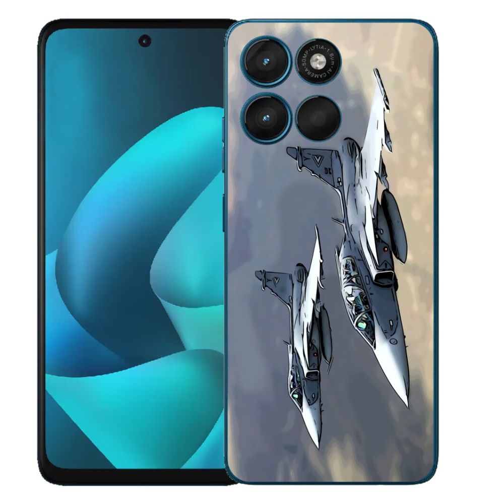 Gélový obal mmCase pre Motorola Moto G57 Power – stíhačky