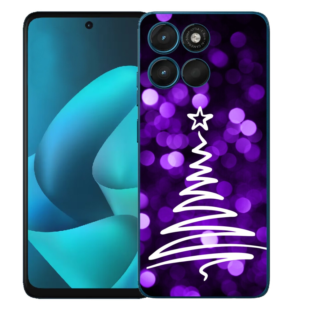 Gélový obal mmCase pre Motorola Moto G57 Power – vianočný stromček