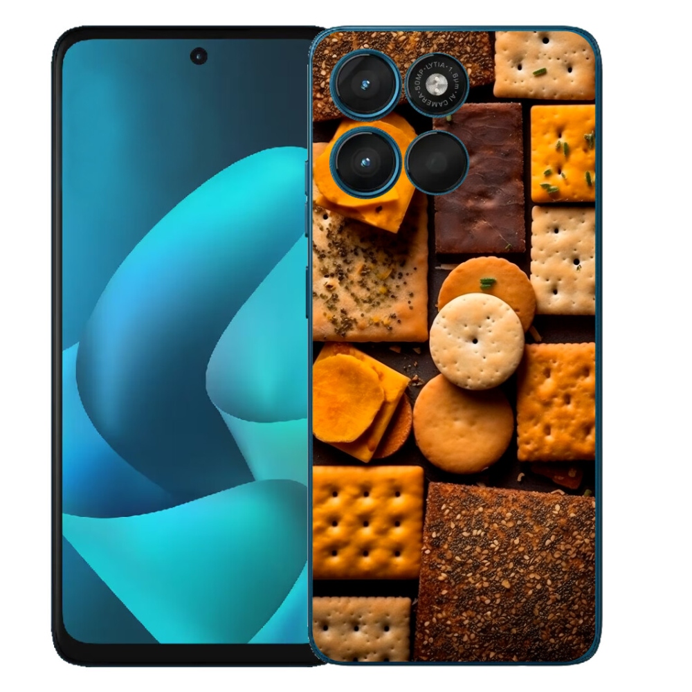 Gélový obal mmCase pre Motorola Moto G57 Power – sušienky