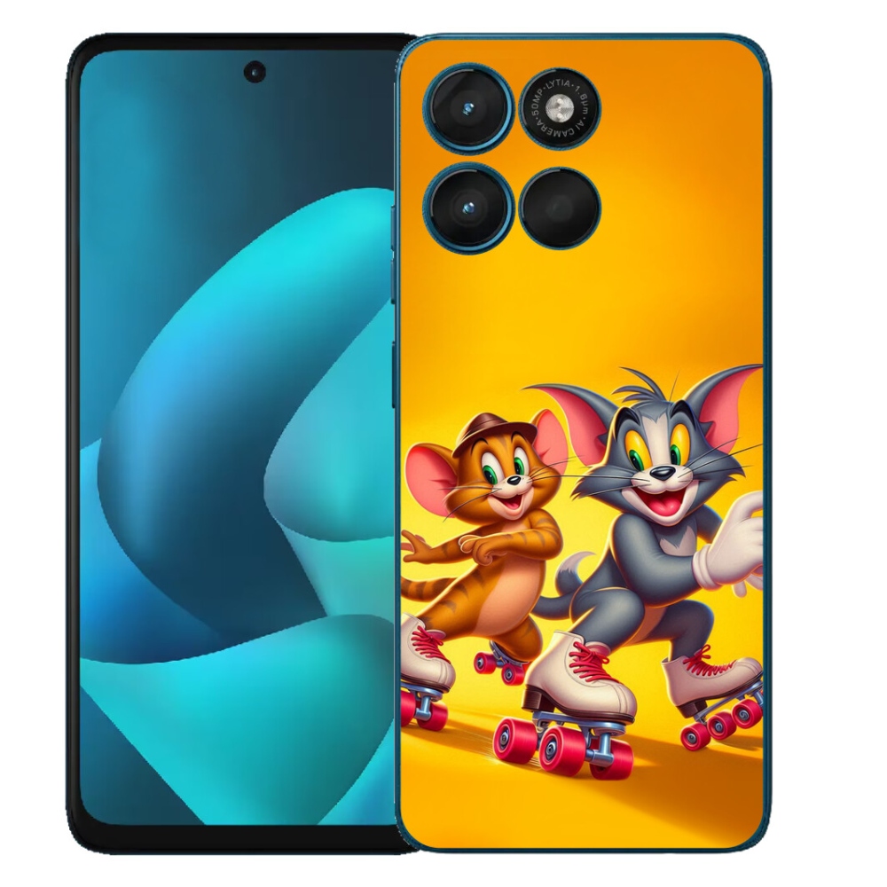 Gélový obal mmCase pre Motorola Moto G57 Power – Tom a Jerry