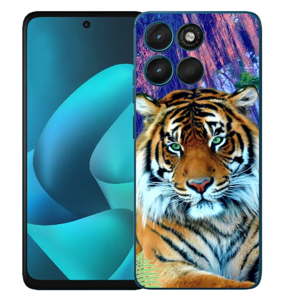 Gélový obal mmCase pre Motorola Moto G57 Power – tiger