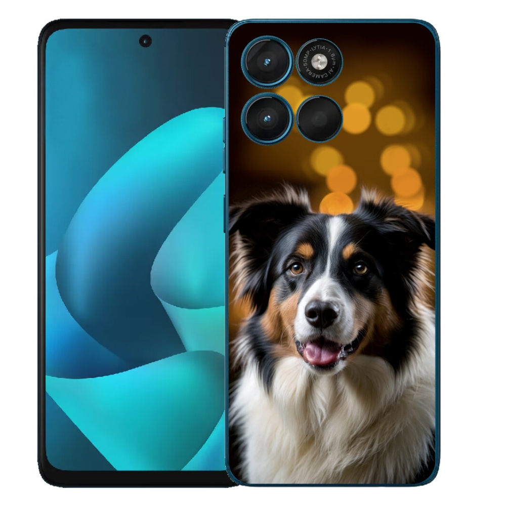 Gélový obal mmCase pre Motorola Moto G57 Power – usmievavý austrálsky ovčiak
