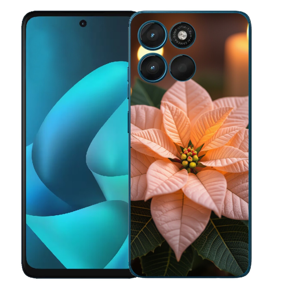 Gélový obal mmCase pre Motorola Moto G57 Power – vianočná hviezda