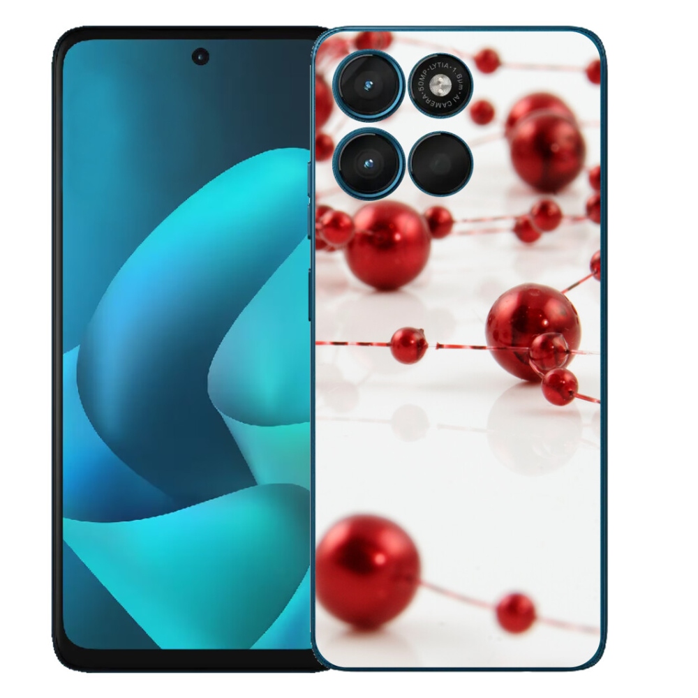 Gélový obal mmCase pre Motorola Moto G57 Power – vianočný reťazec