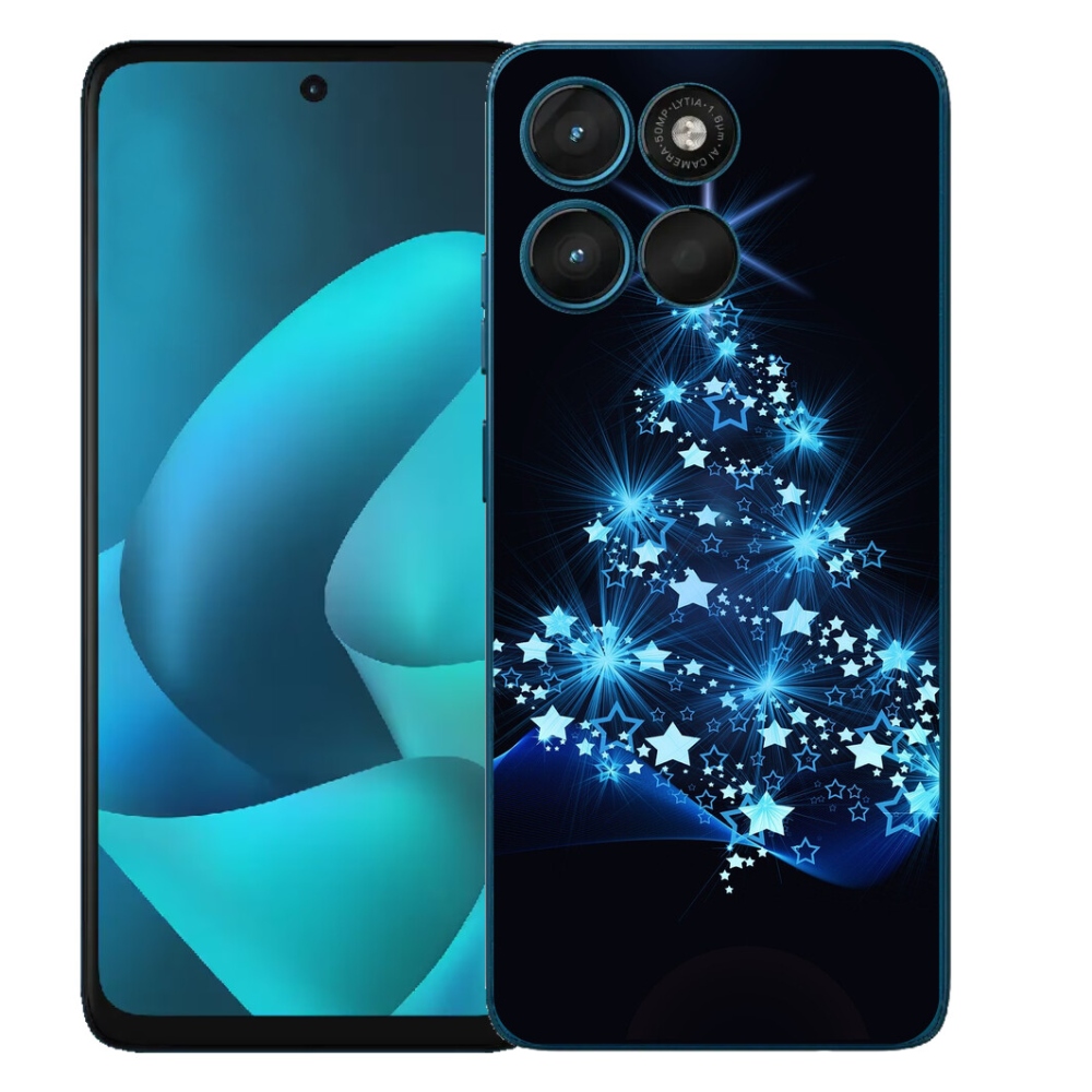 Gélový obal mmCase pre Motorola Moto G57 Power – vianočný stromček