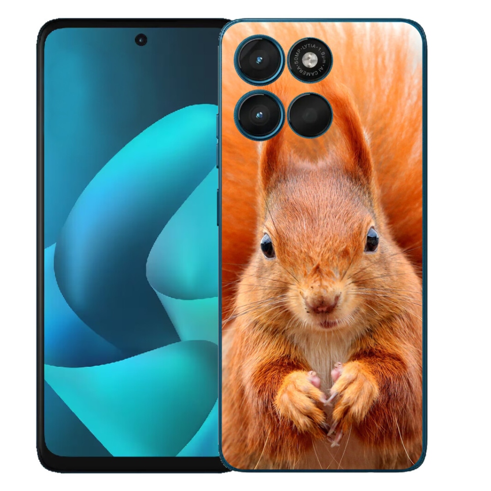 Gélový obal mmCase na Motorola Moto G57 Power – veverička