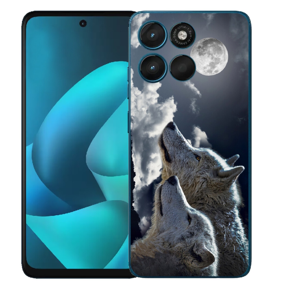 Gélový obal mmCase pre Motorola Moto G57 Power – vlci