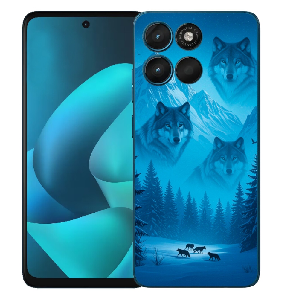 Gélový obal mmCase pre Motorola Moto G57 Power – vlčia svorka