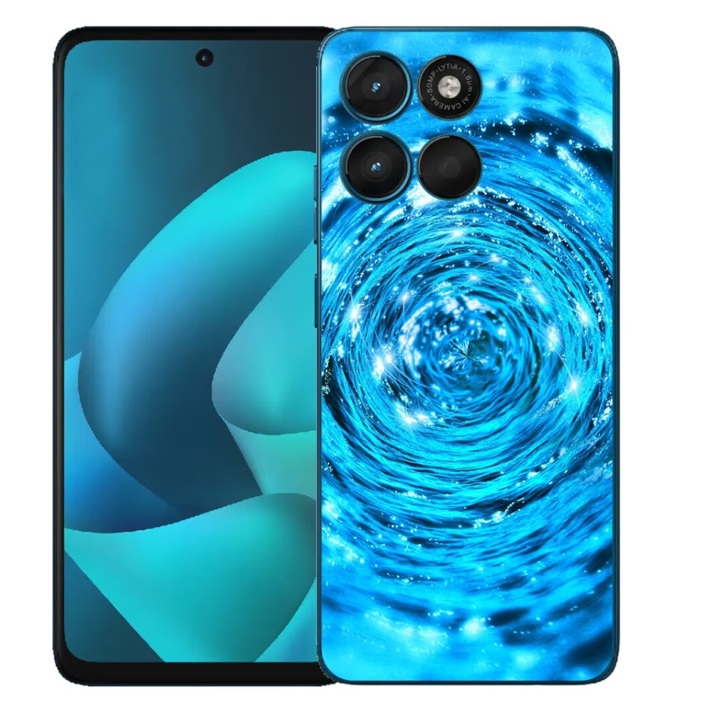 Gélový obal mmCase pre Motorola Moto G57 Power – vodný vír