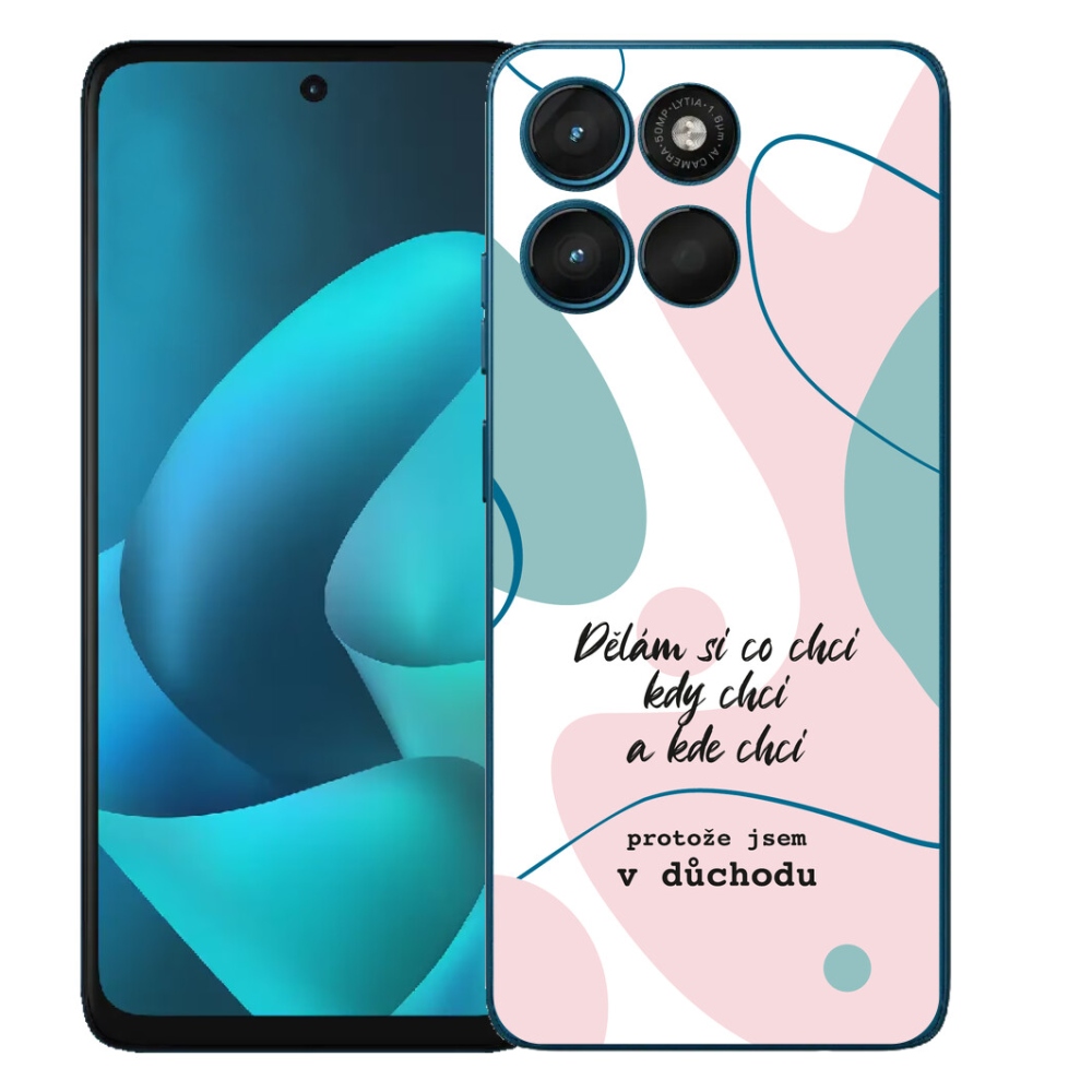 Gélový obal mmCase pre Motorola Moto G57 Power – vtipný nápis 10 na bielom pozadí