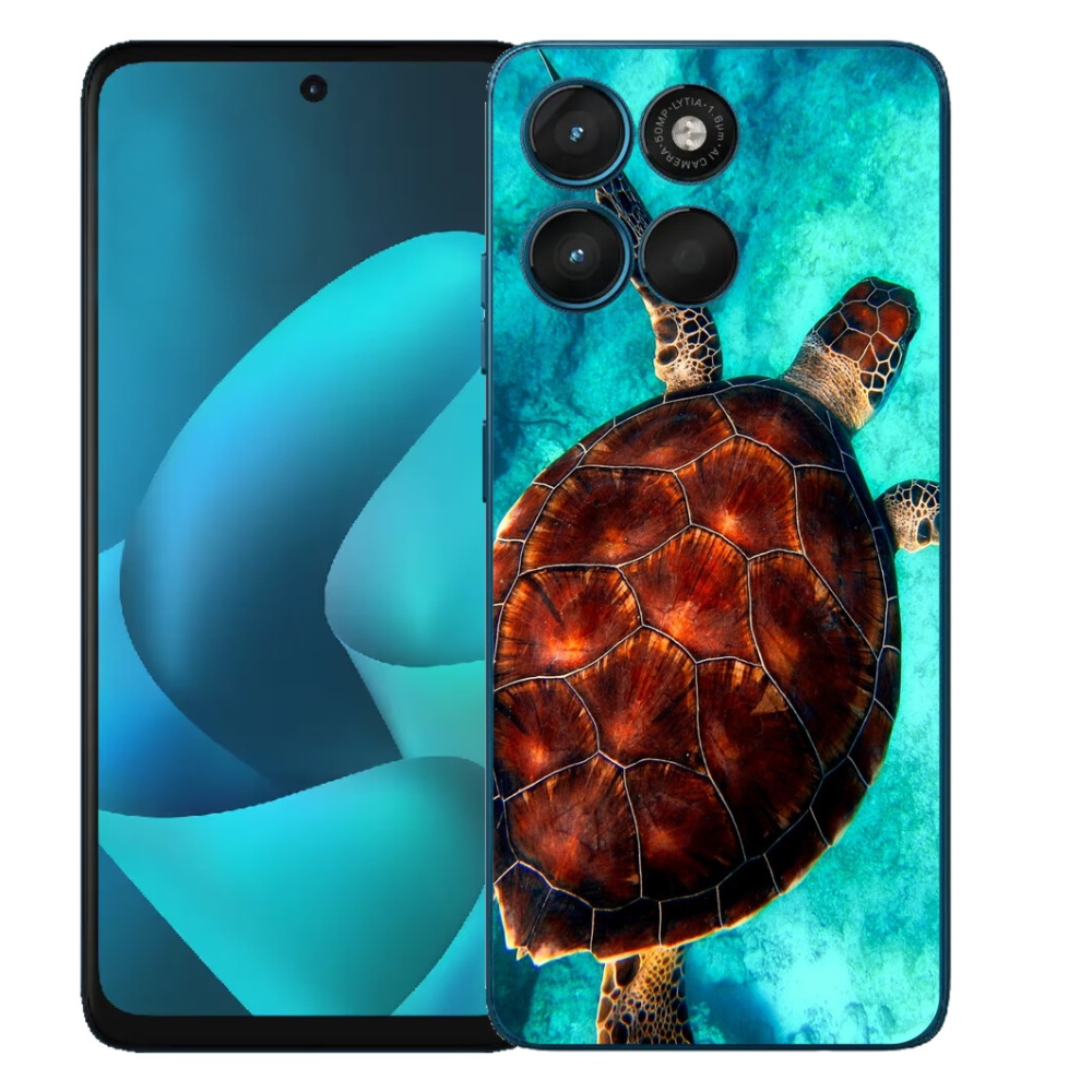 Gélový obal mmCase pre Motorola Moto G57 Power – korytnačka