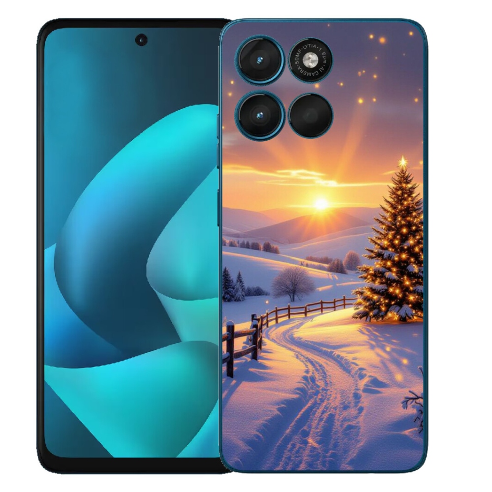 Gélový obal mmCase pre Motorola Moto G57 Power – zimná krajina