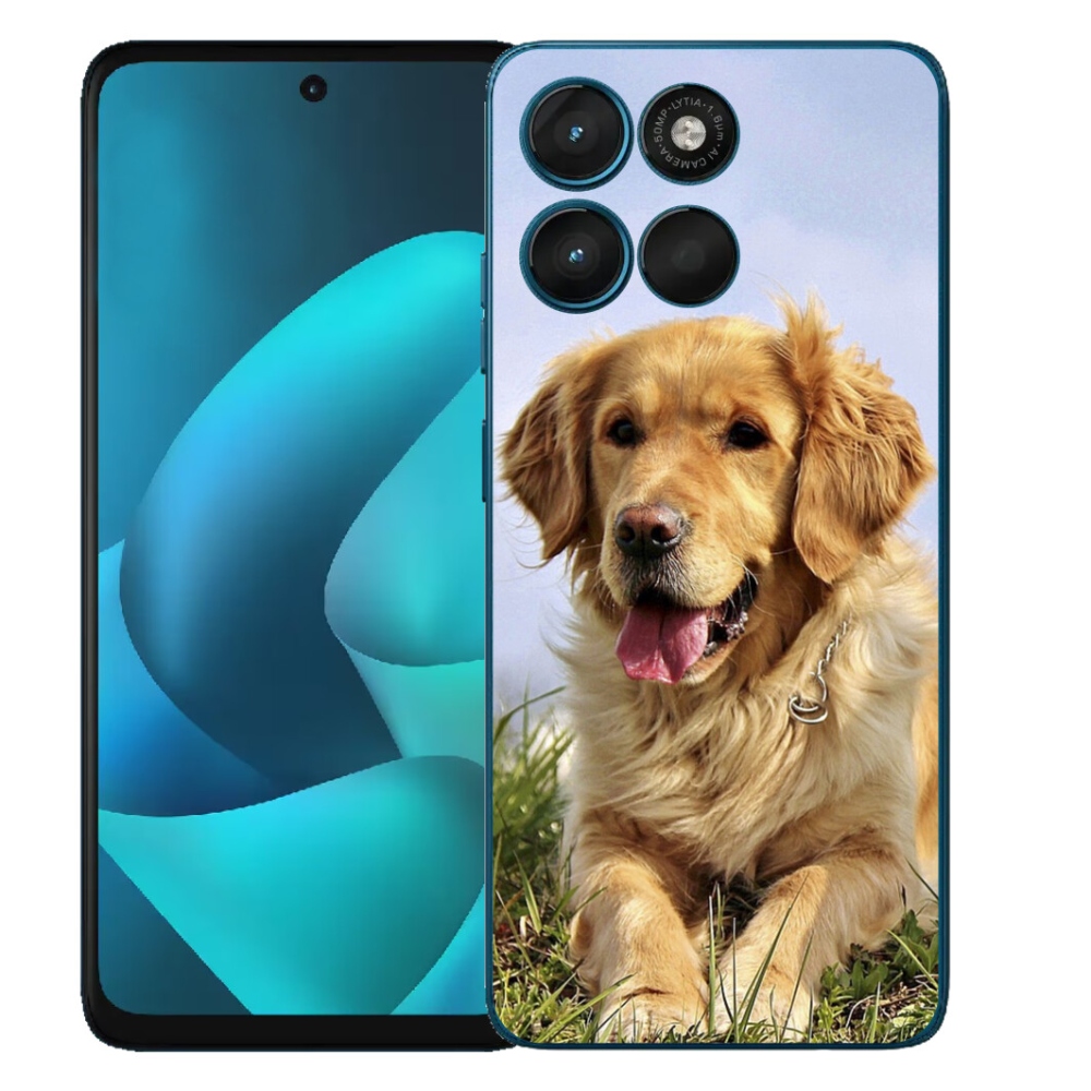 Gélový obal mmCase pre Motorola Moto G57 Power – zlatý retriever
