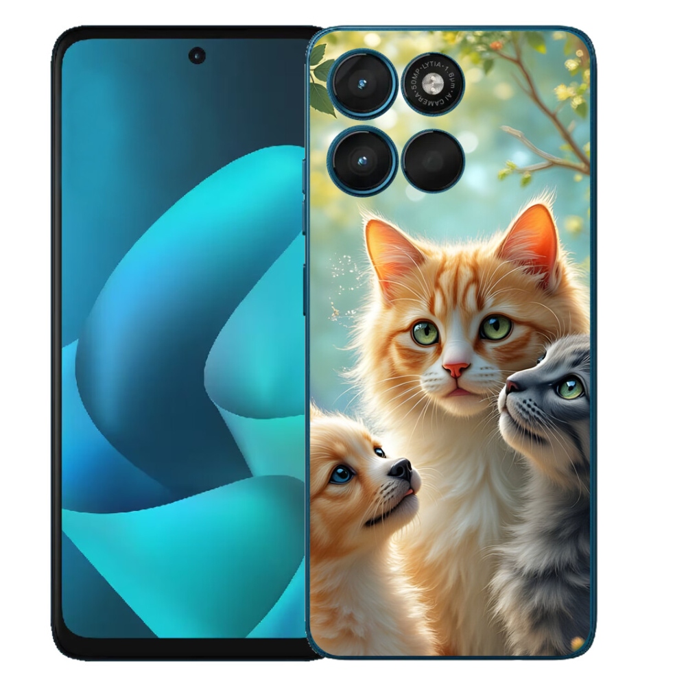 Gélový obal mmCase pre Motorola Moto G57 Power – priateľstvo so zvieratami 2