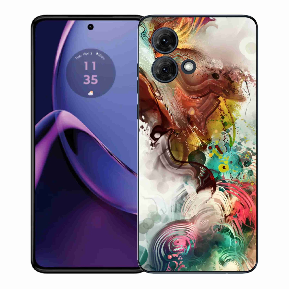 Gélový kryt mmCase na Motorola Moto G84 5G - abstrakt 1