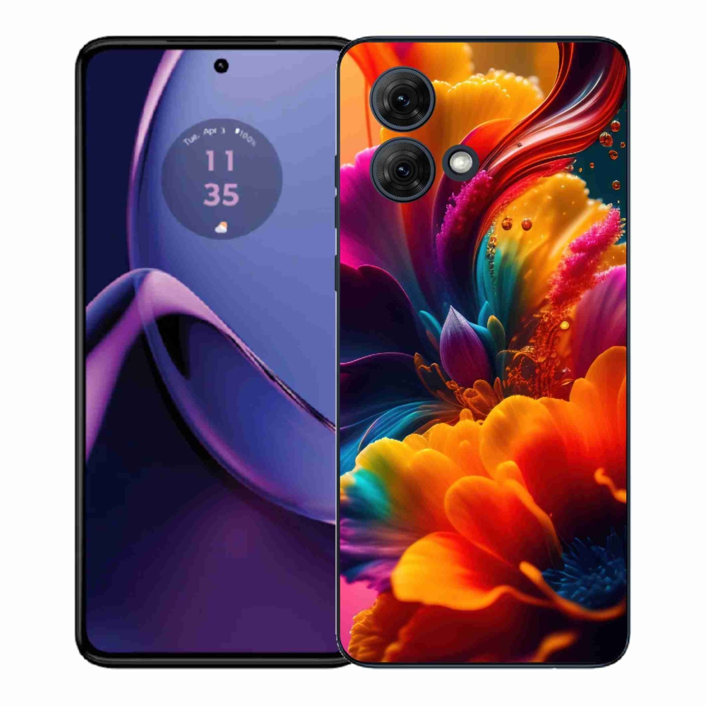 Gélový kryt mmCase na Motorola Moto G84 5G - abstraktný motív 2