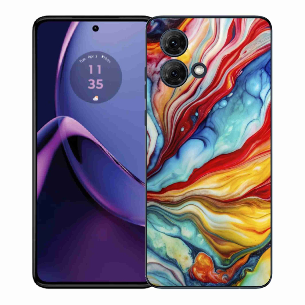 Gélový kryt mmCase na Motorola Moto G84 5G - abstraktný motív 58
