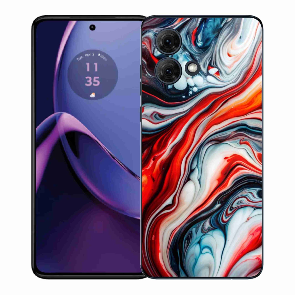 Gélový kryt mmCase na Motorola Moto G84 5G - abstraktný motív 63
