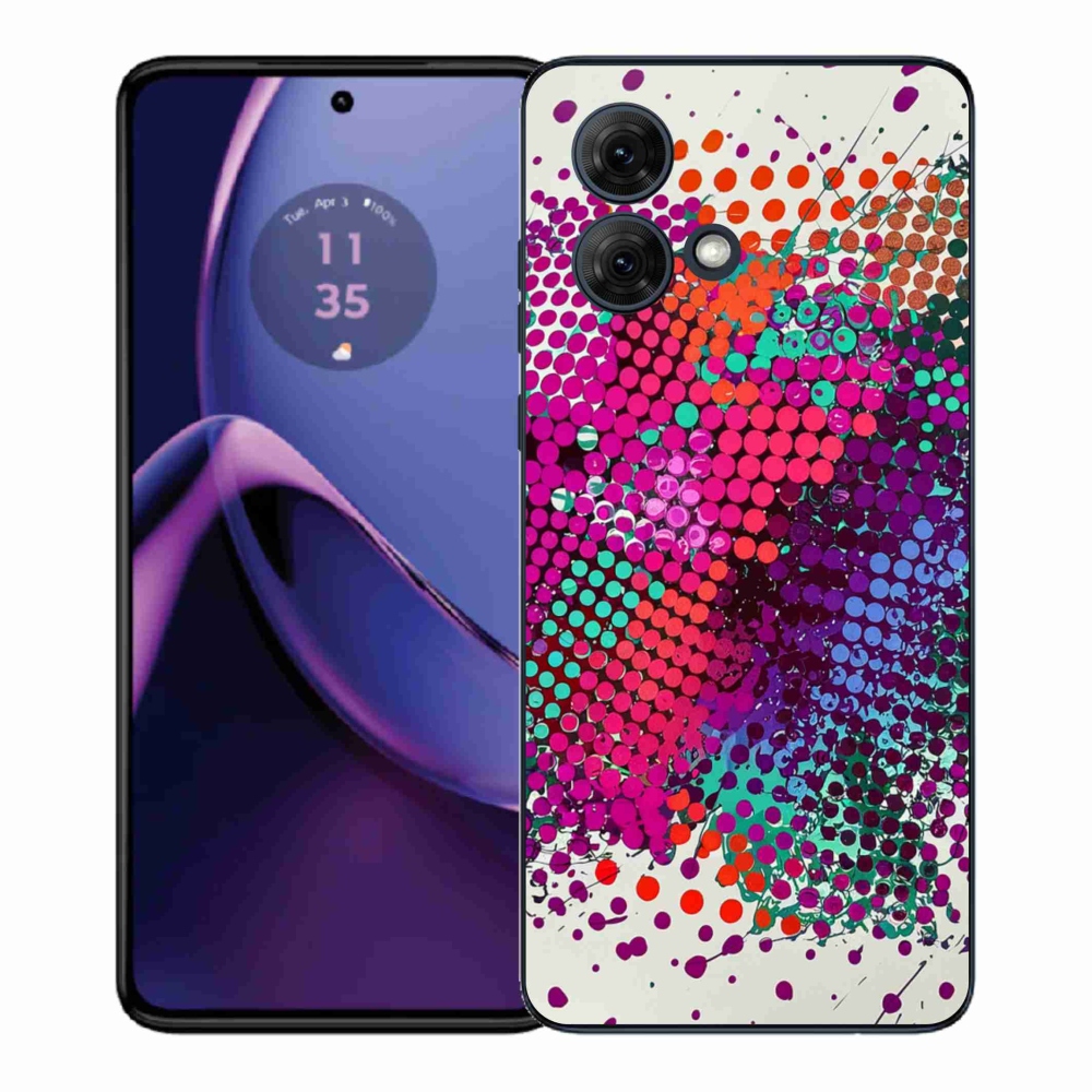 Gélový kryt mmCase na Motorola Moto G84 5G - abstraktný motív 65
