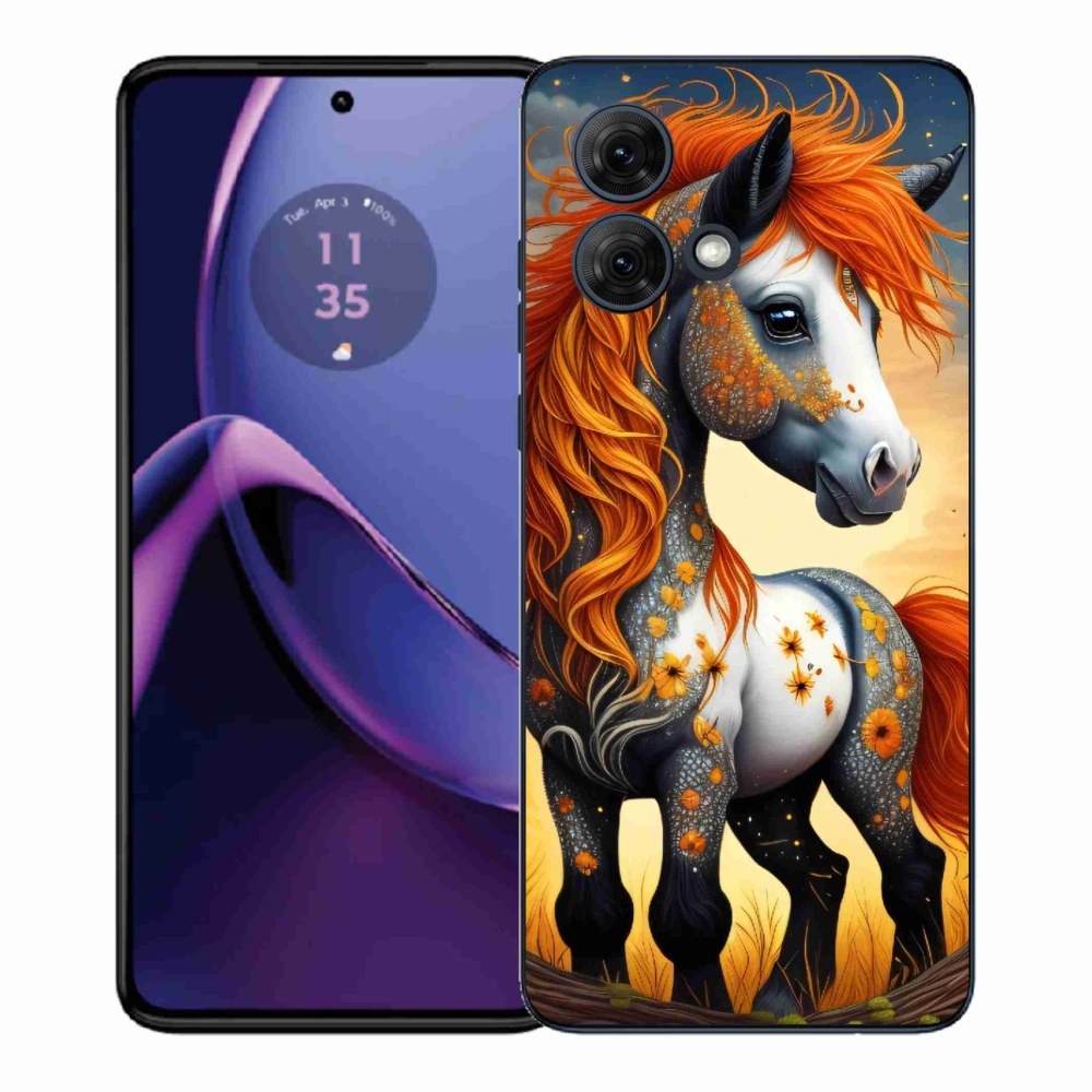 Gélový kryt mmCase na Motorola Moto G84 5G - farebný poník