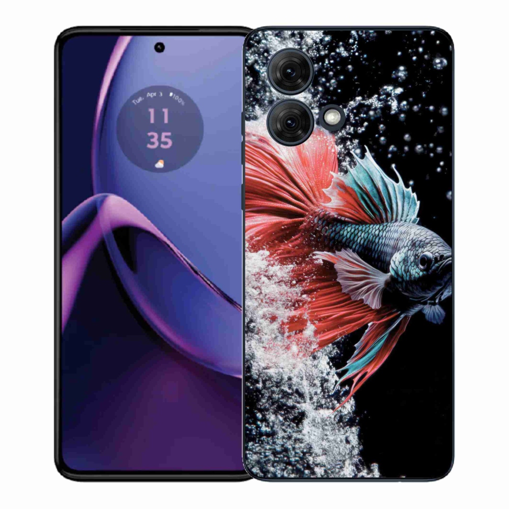 Gélový kryt mmCase na Motorola Moto G84 5G - bojovníčka pestrá