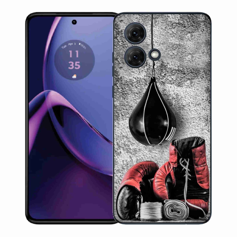 Gélový kryt mmCase na Motorola Moto G84 5G - boxovacie vrece a rukavice