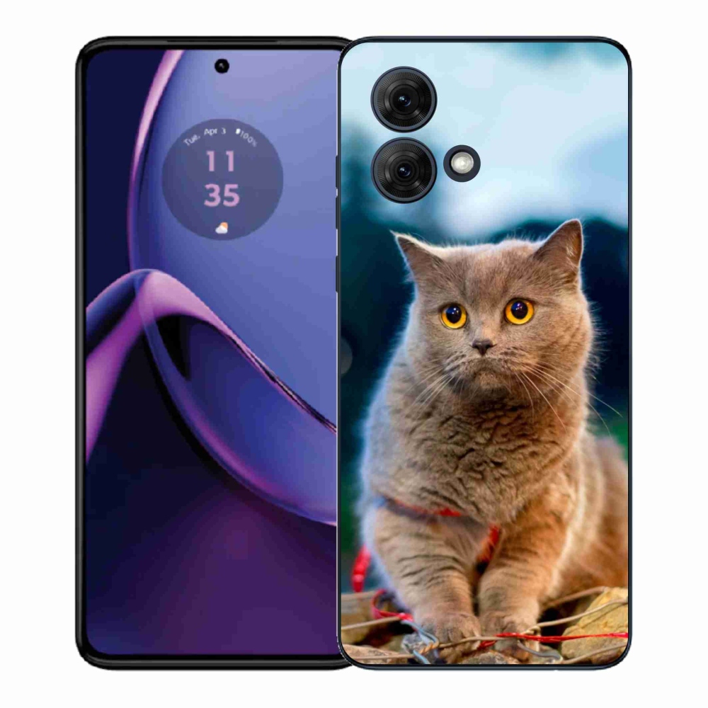 Gélový kryt mmCase na Motorola Moto G84 5G - britská modrá 2