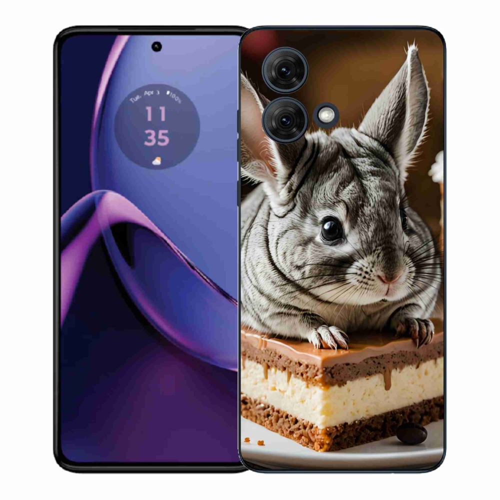 Gélový kryt mmCase na Motorola Moto G84 5G - činčila