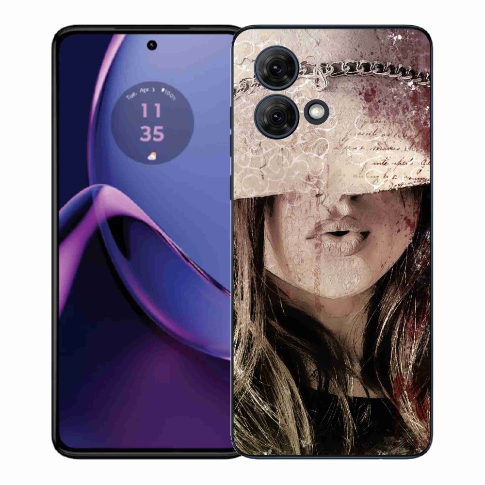 Gélový kryt mmCase na Motorola Moto G84 5G - dievča