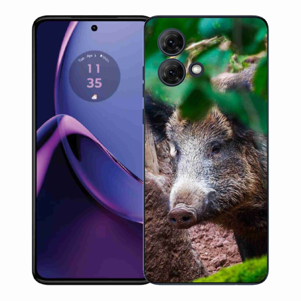 Gélový kryt mmCase na Motorola Moto G84 5G - divoké prasa