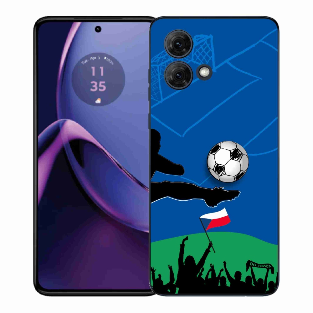 Gélový kryt mmCase na Motorola Moto G84 5G - fanúšikovia futbalu