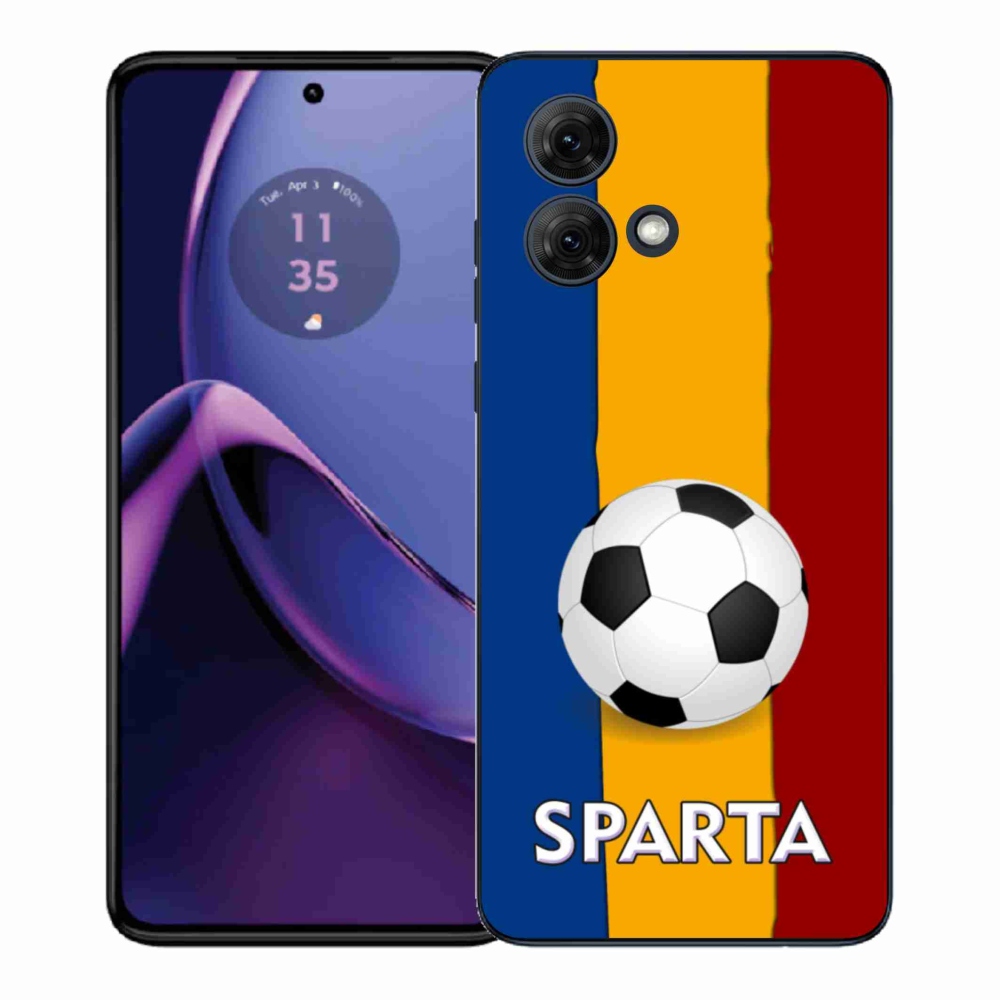 Gélový kryt mmCase na Motorola Moto G84 5G - futbal 1