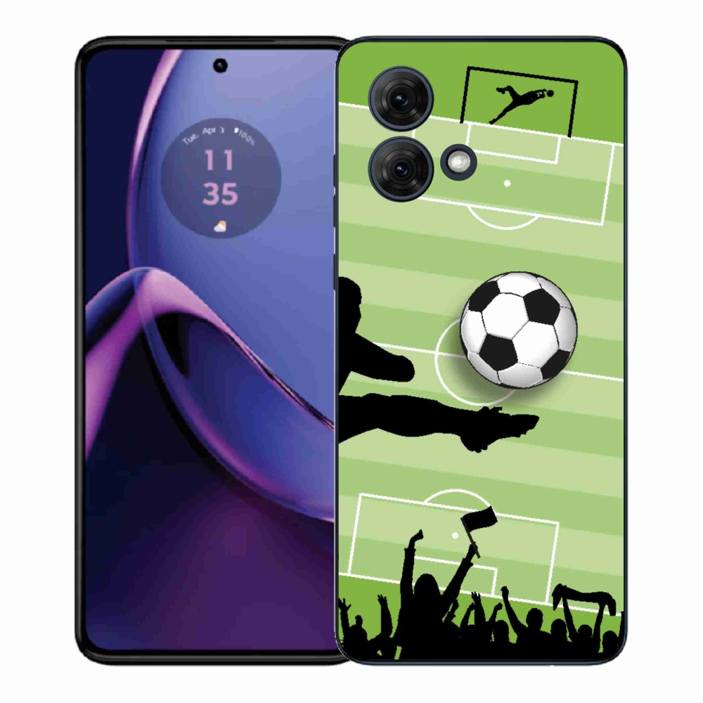 Gélový kryt mmCase na Motorola Moto G84 5G - futbal 3