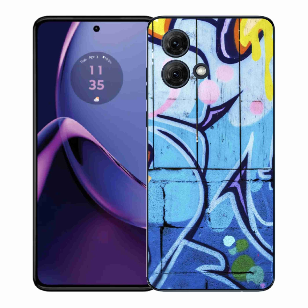 Gélový kryt mmCase na Motorola Moto G84 5G - graffiti