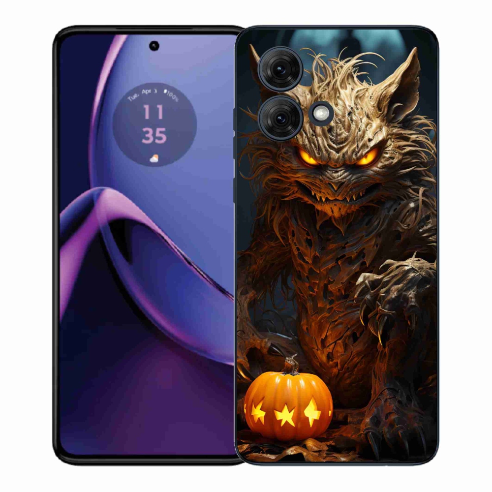 Gélový kryt mmCase na Motorola Moto G84 5G - halloweenska príšera