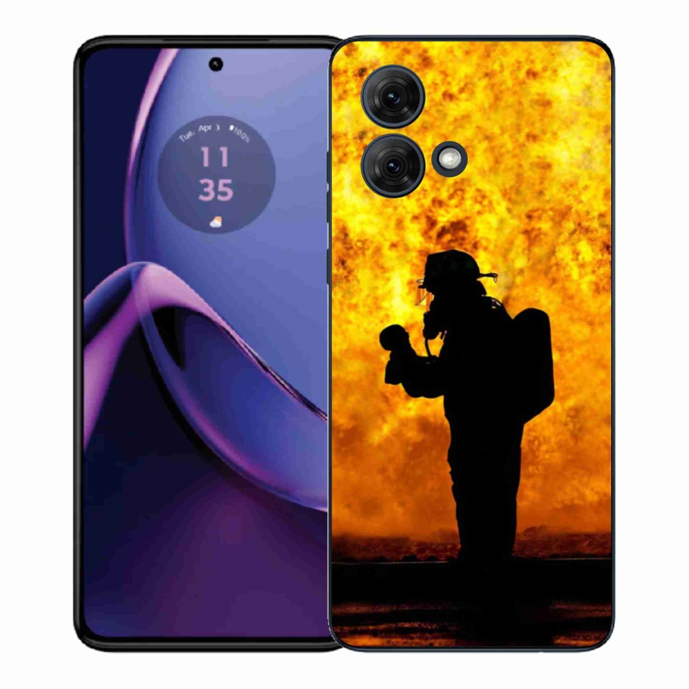 Gélový kryt mmCase na Motorola Moto G84 5G - hasič