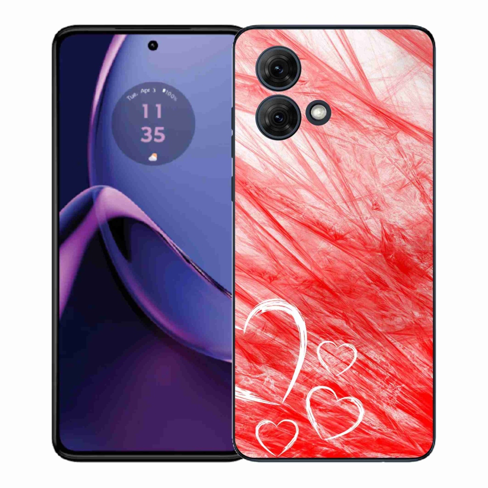 Gélový kryt mmCase na Motorola Moto G84 5G - heart