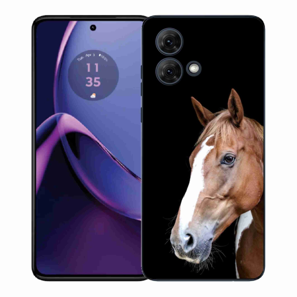 Gélový kryt mmCase na Motorola Moto G84 5G - hnedý kôň 3