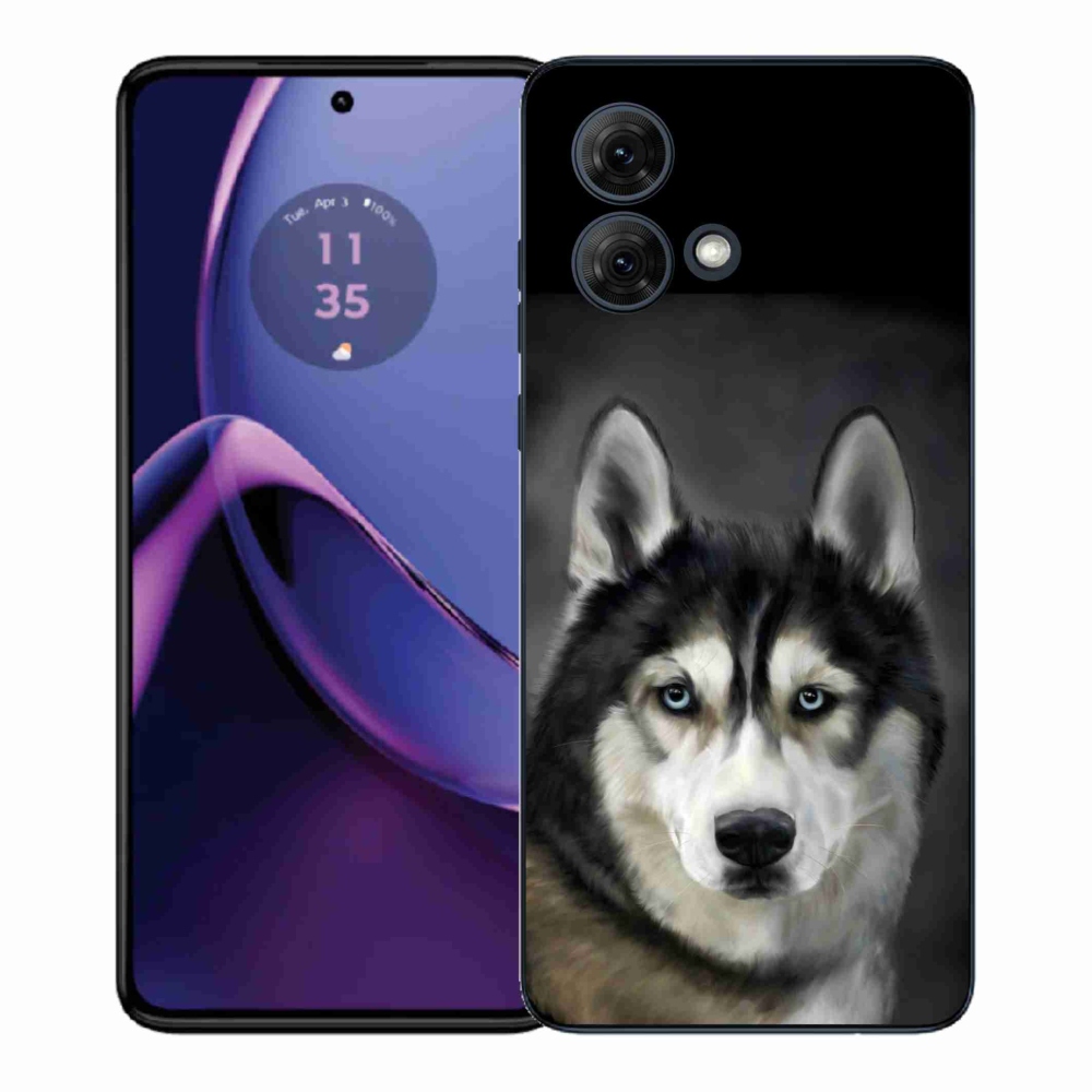 Gélový kryt mmCase na Motorola Moto G84 5G - husky