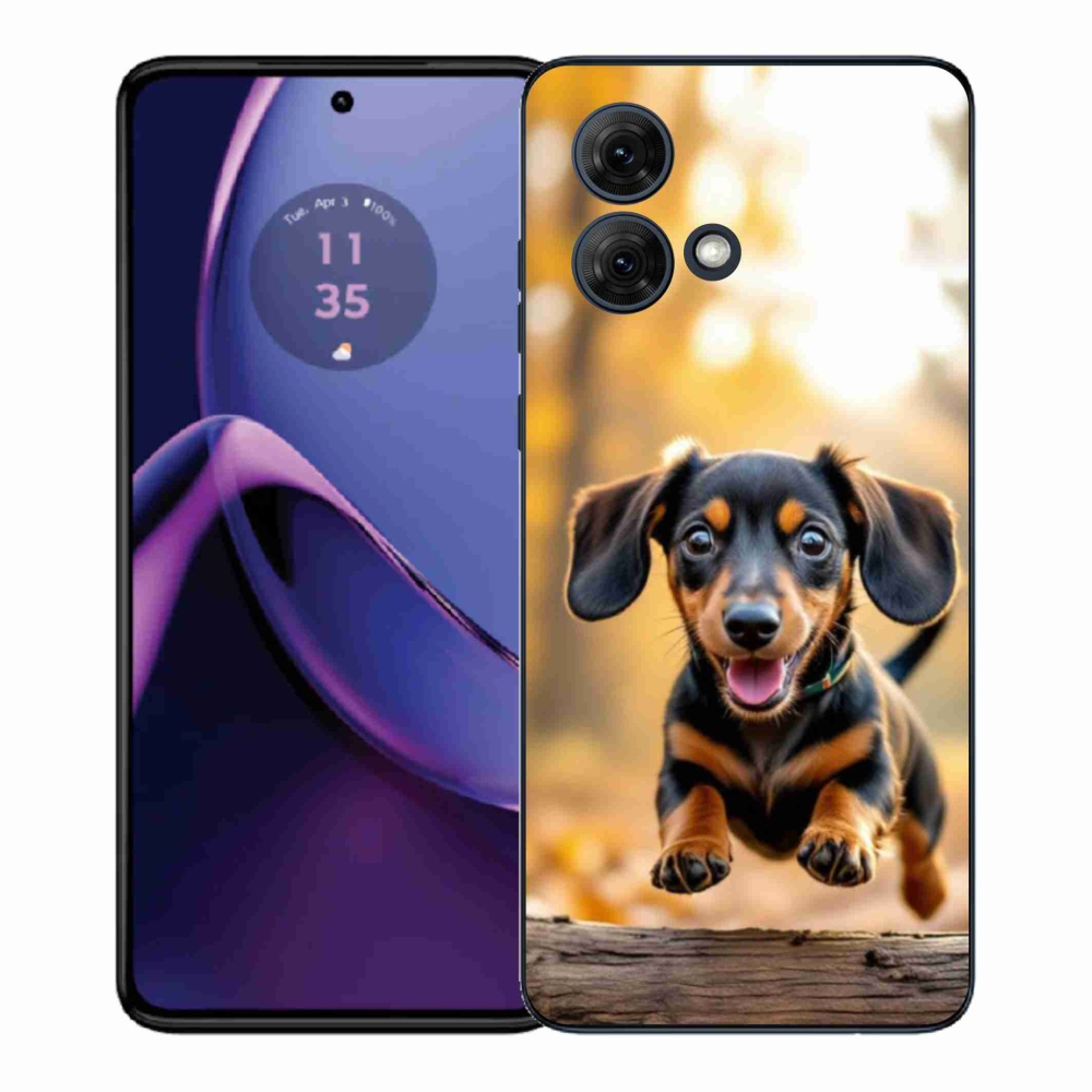Gélový kryt mmCase na Motorola Moto G84 5G - jazvečík 2