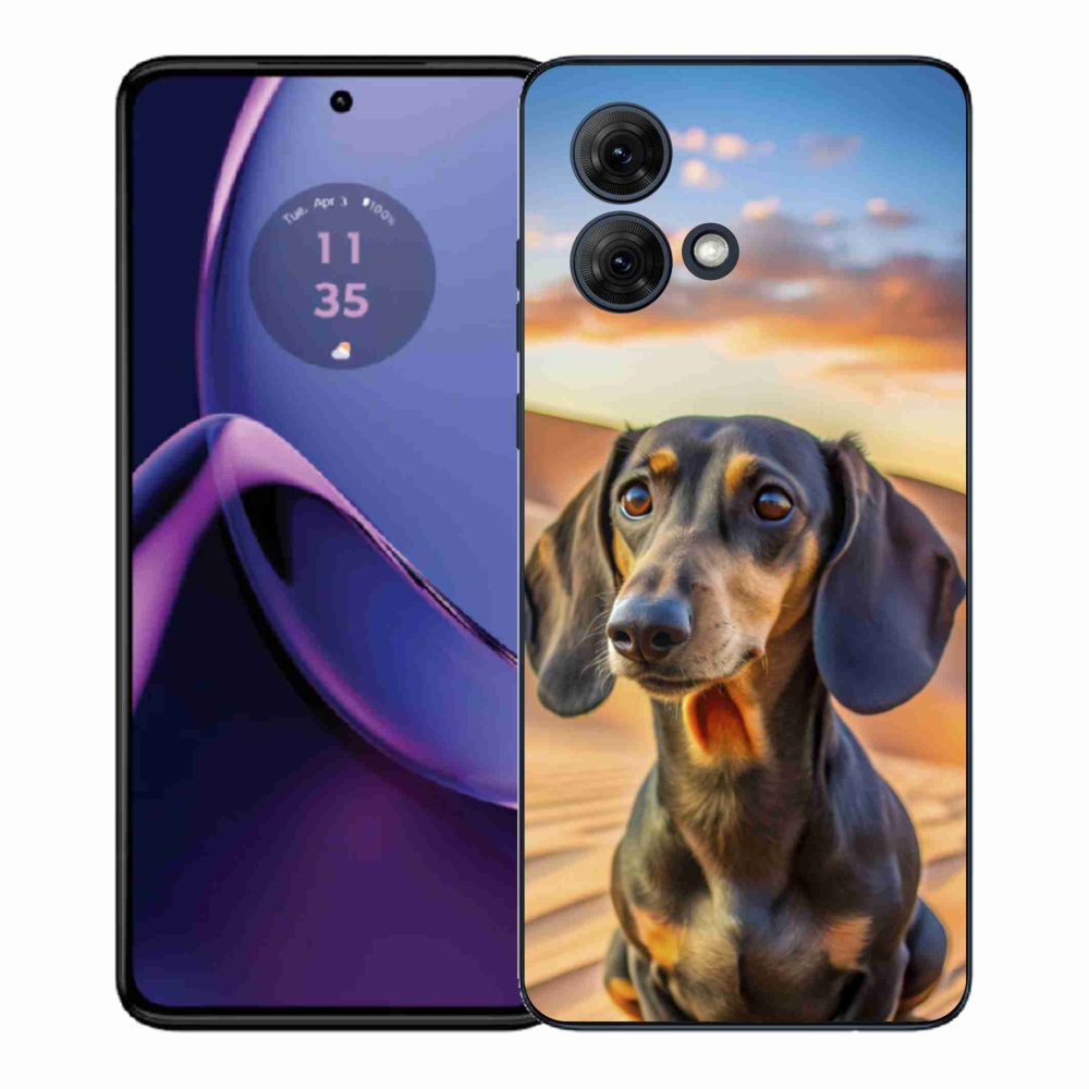 Gélový kryt mmCase na Motorola Moto G84 5G - jazvečík 3