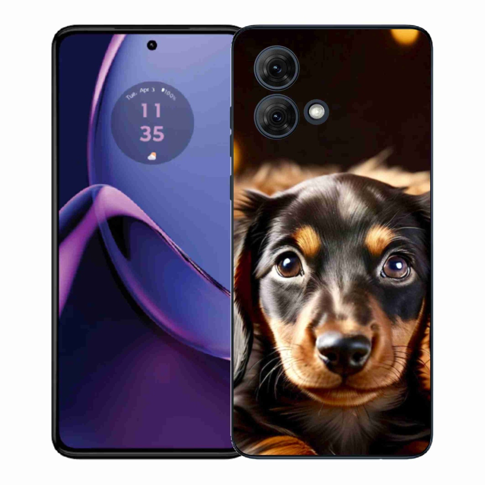 Gélový kryt mmCase na Motorola Moto G84 5G - jazvečík